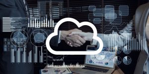 Cloud computing concept.