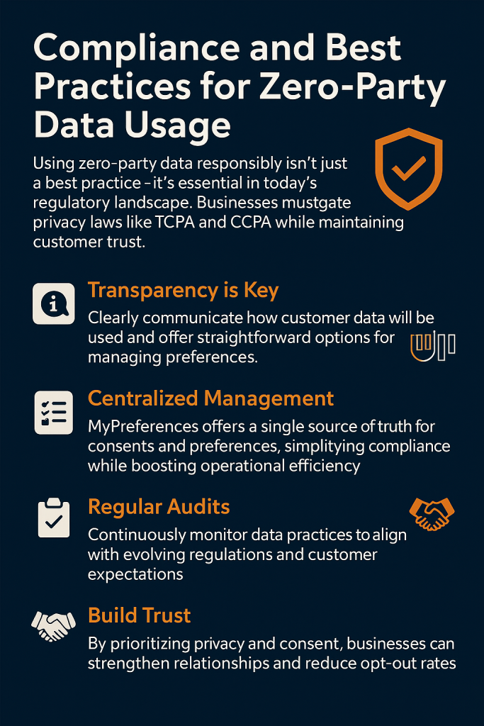 Compliance and Best Practices for Zero-Party Data Usage