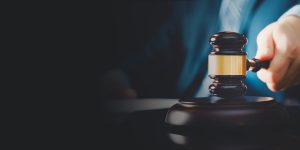Lawyer working with documents. Justice and law, attorney, concept. Man signing contract papers