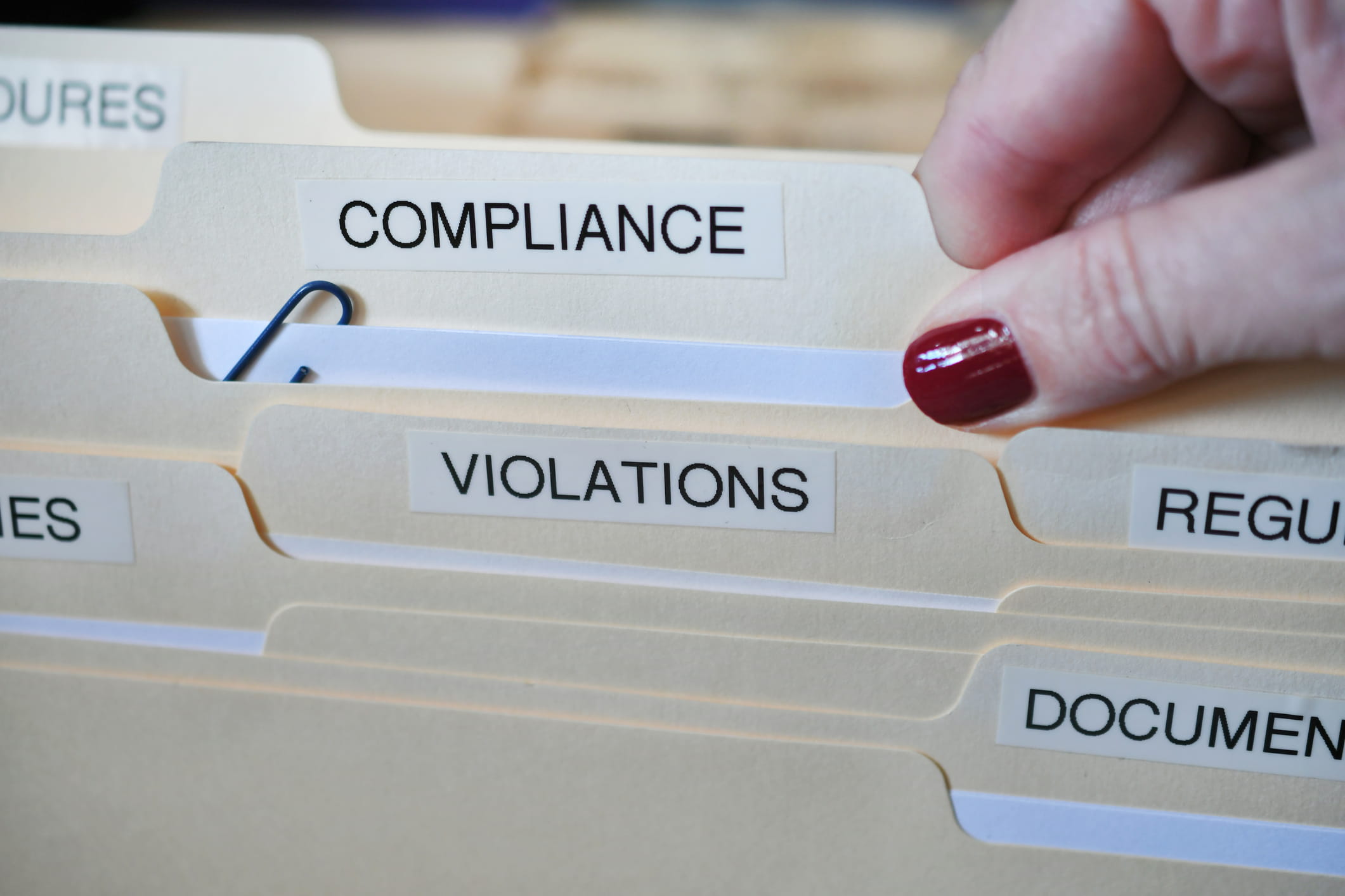 Compliance in the workplace concept