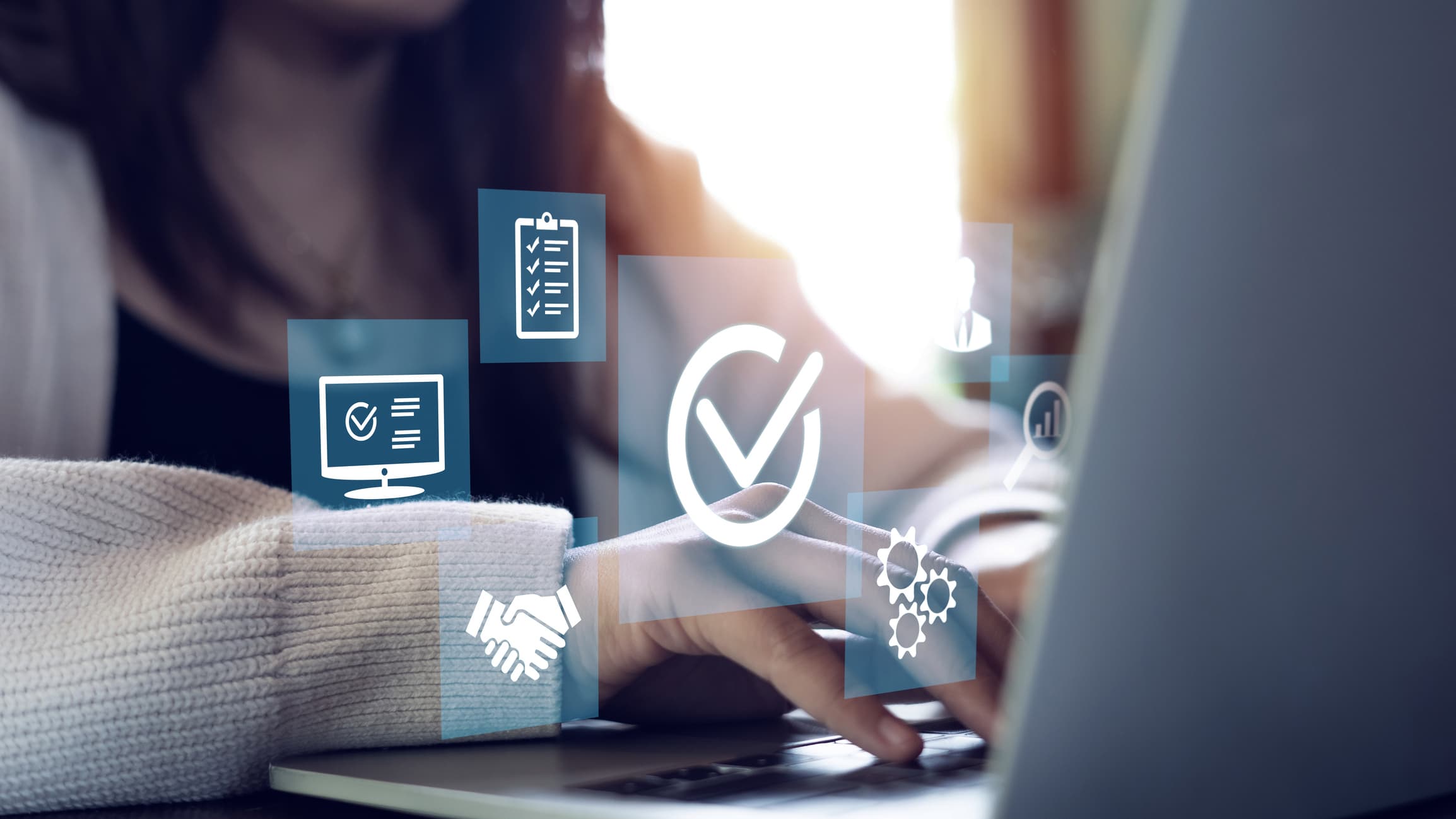 Certification concept Compliance with laws and standards